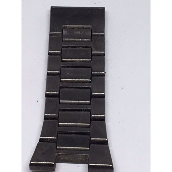 Authentic Fossil Watch Parts Links Partial Band Silver 20mm No Pins V967 - Picture 2 of 7